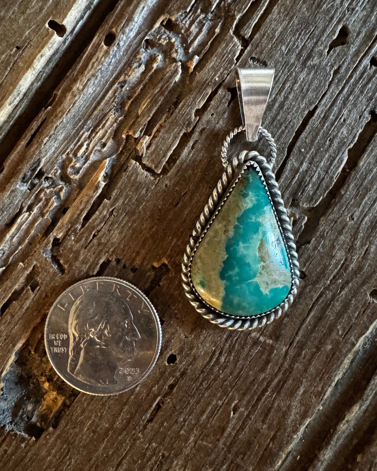 Royston Turquoise Pendant - Wild Plains
