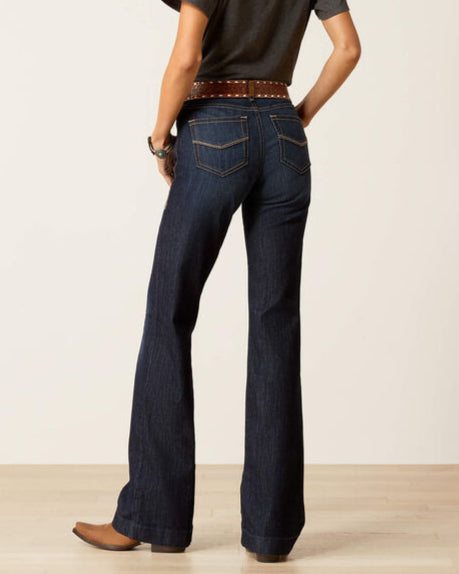 back view of Ophelia Perfect Rise Trouser Jeans on model