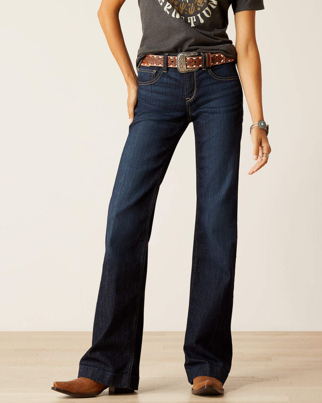 front view of Ophelia Perfect Rise Trouser Jeans on model