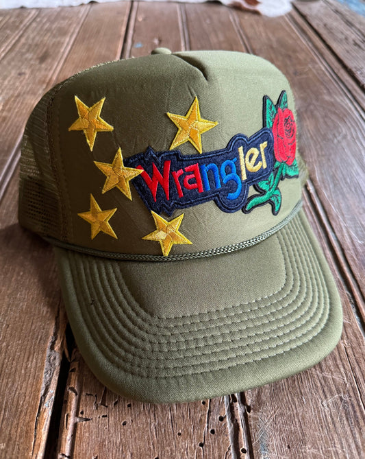 Wrangler and Roses Hat