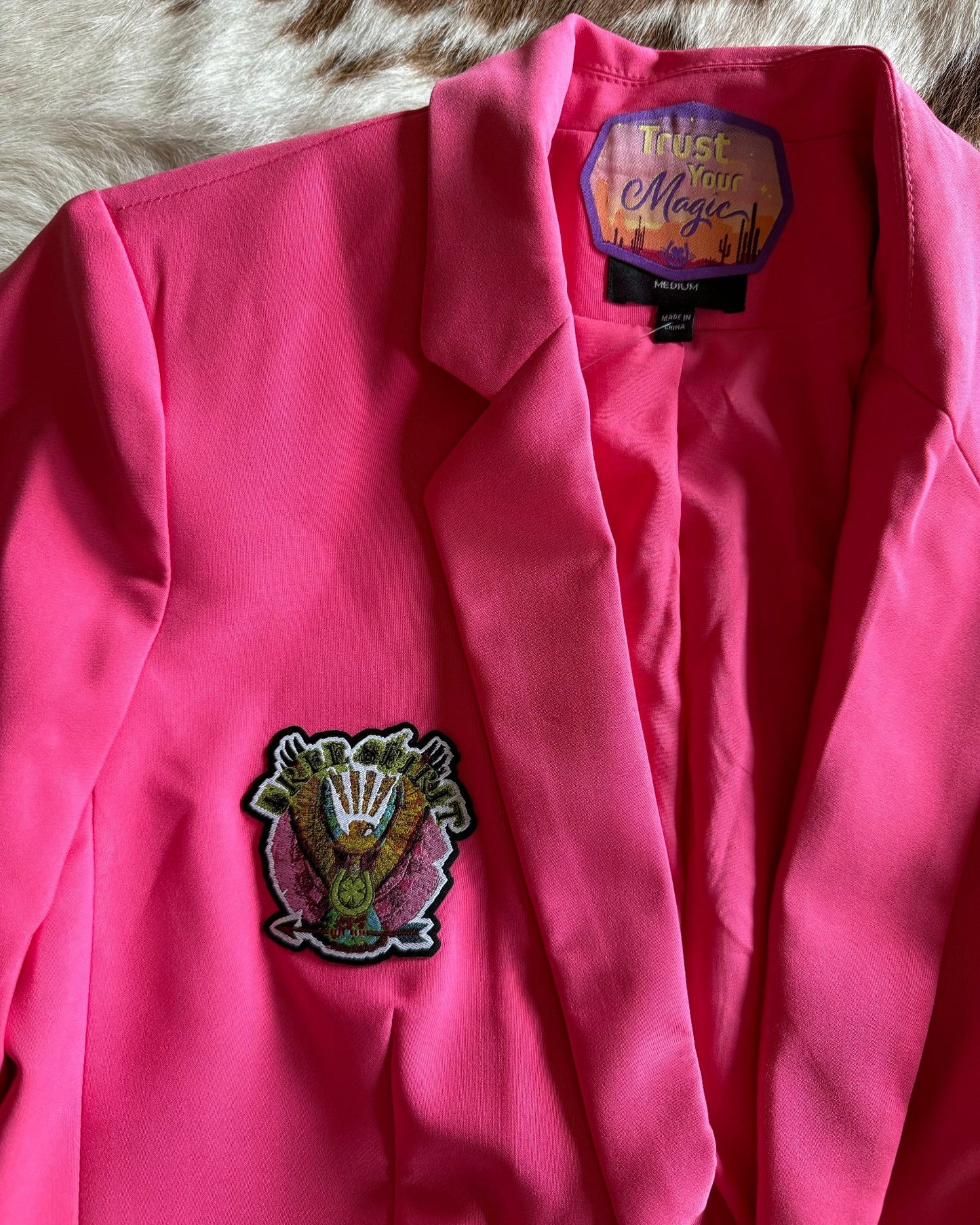 One Pretty in Pink Cowgirl Bazer