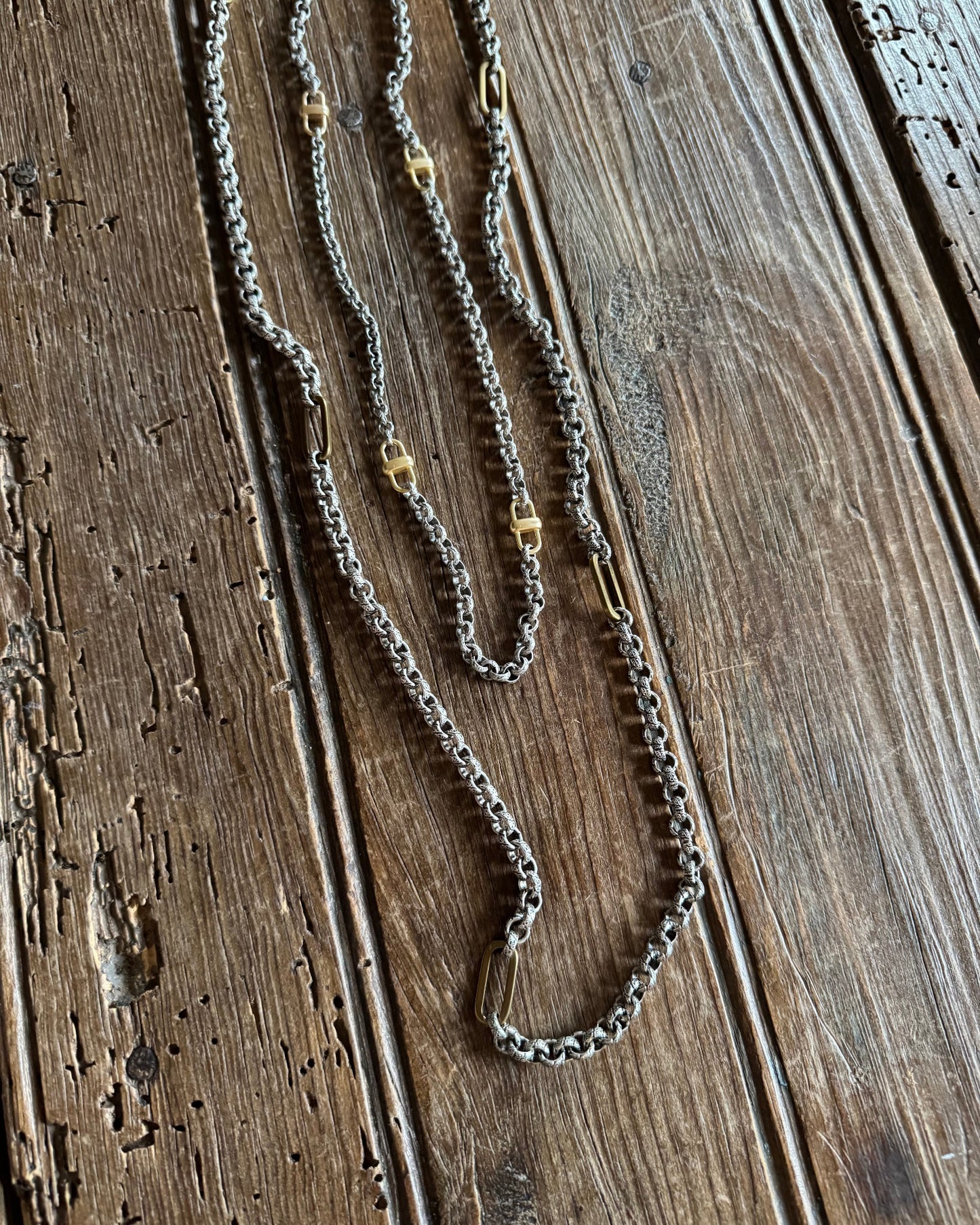 Brookline Necklace with the Melrose Necklace