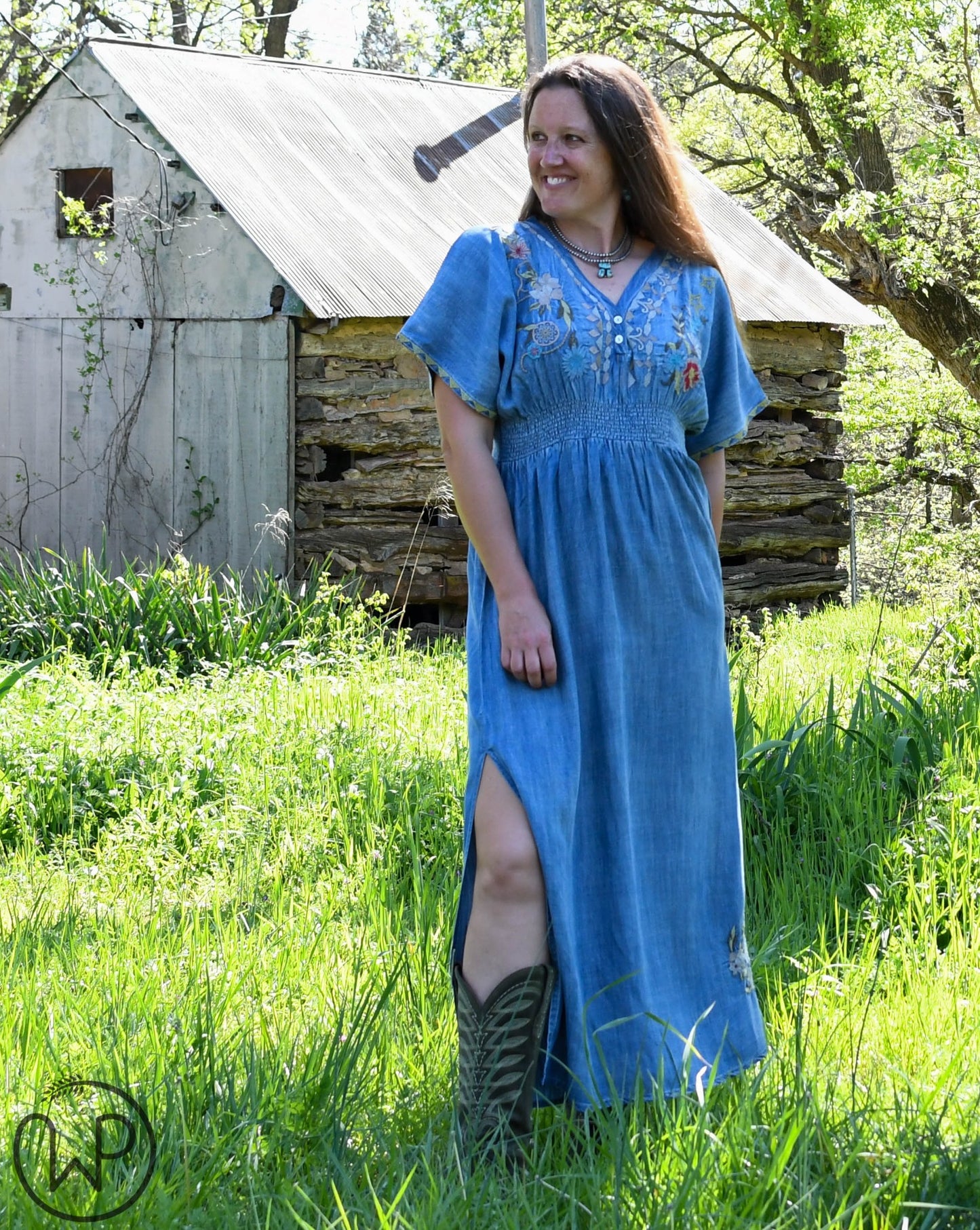 Tekoa Dress on model