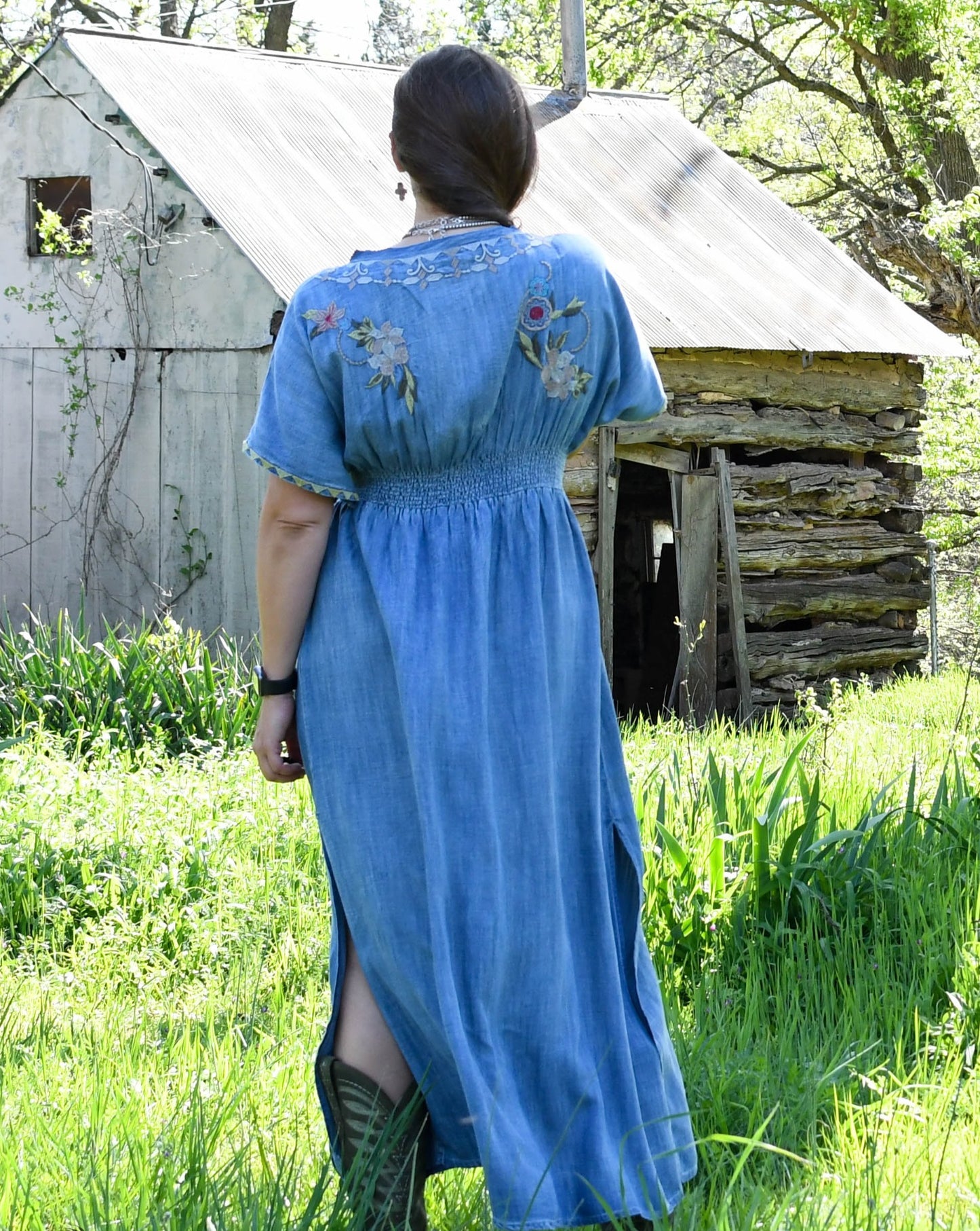 Back view of Tekoa Dress