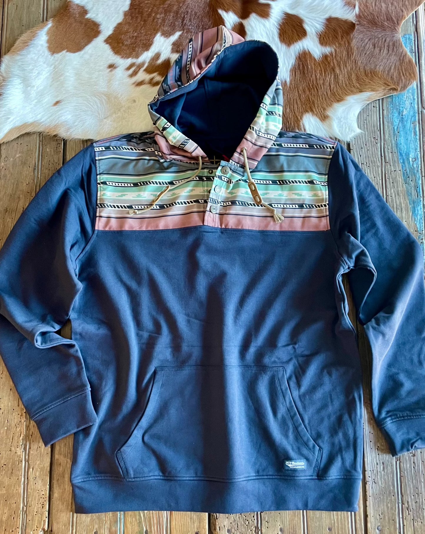 Ryland Hoodie in Navy Serape (Men's)