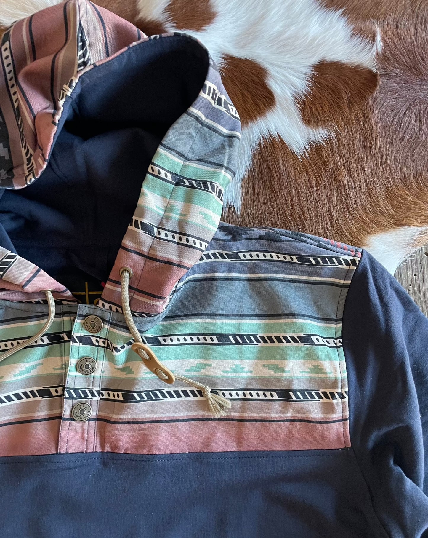 Ryland Hoodie in Navy Serape (Men's)