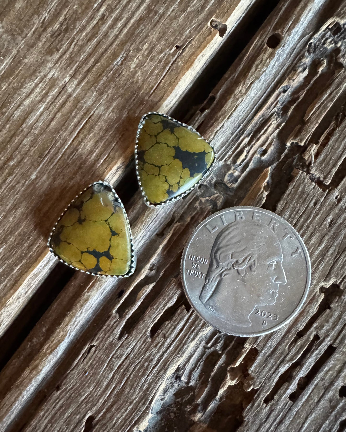 Hubei Turquoise Stud Earrings - Wild Plains