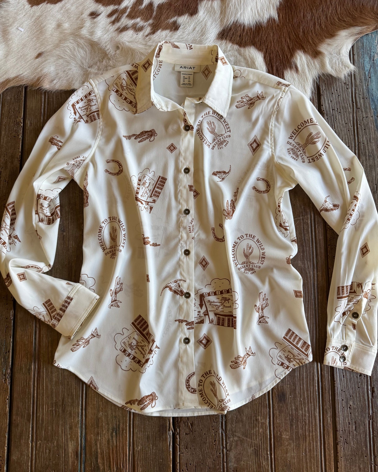 Homestyle Shirt on rustic wood background