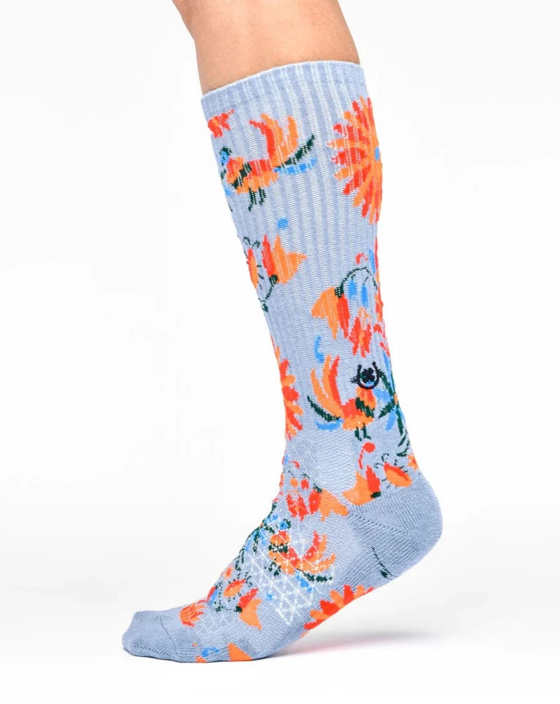 Fringe Otomi Performance Crew Socks