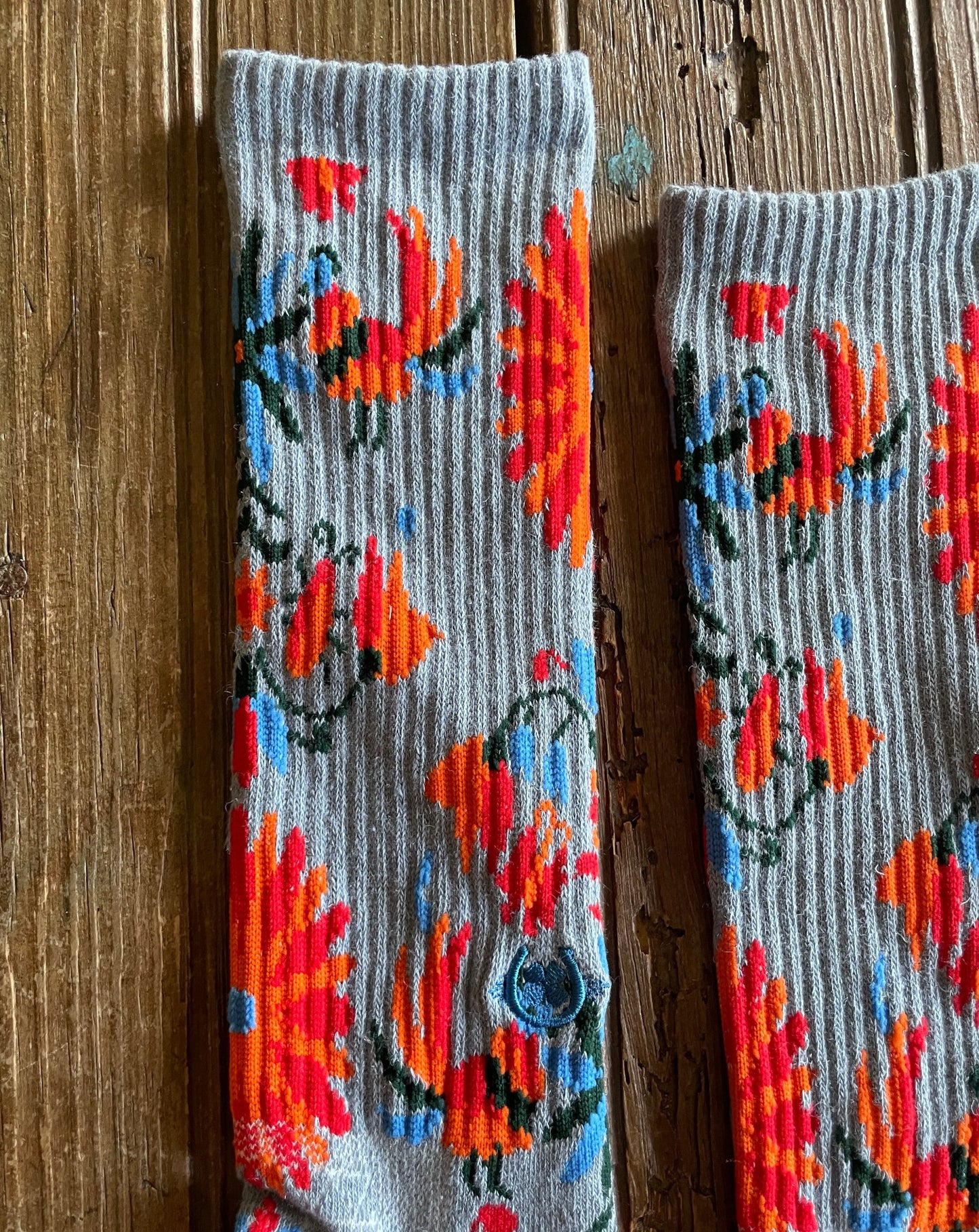 Fringe Otomi Performance Crew Socks