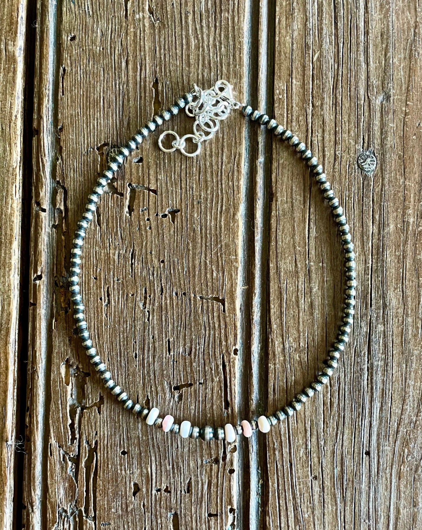 Northlake Pink Conch Navajo Pearl Necklace