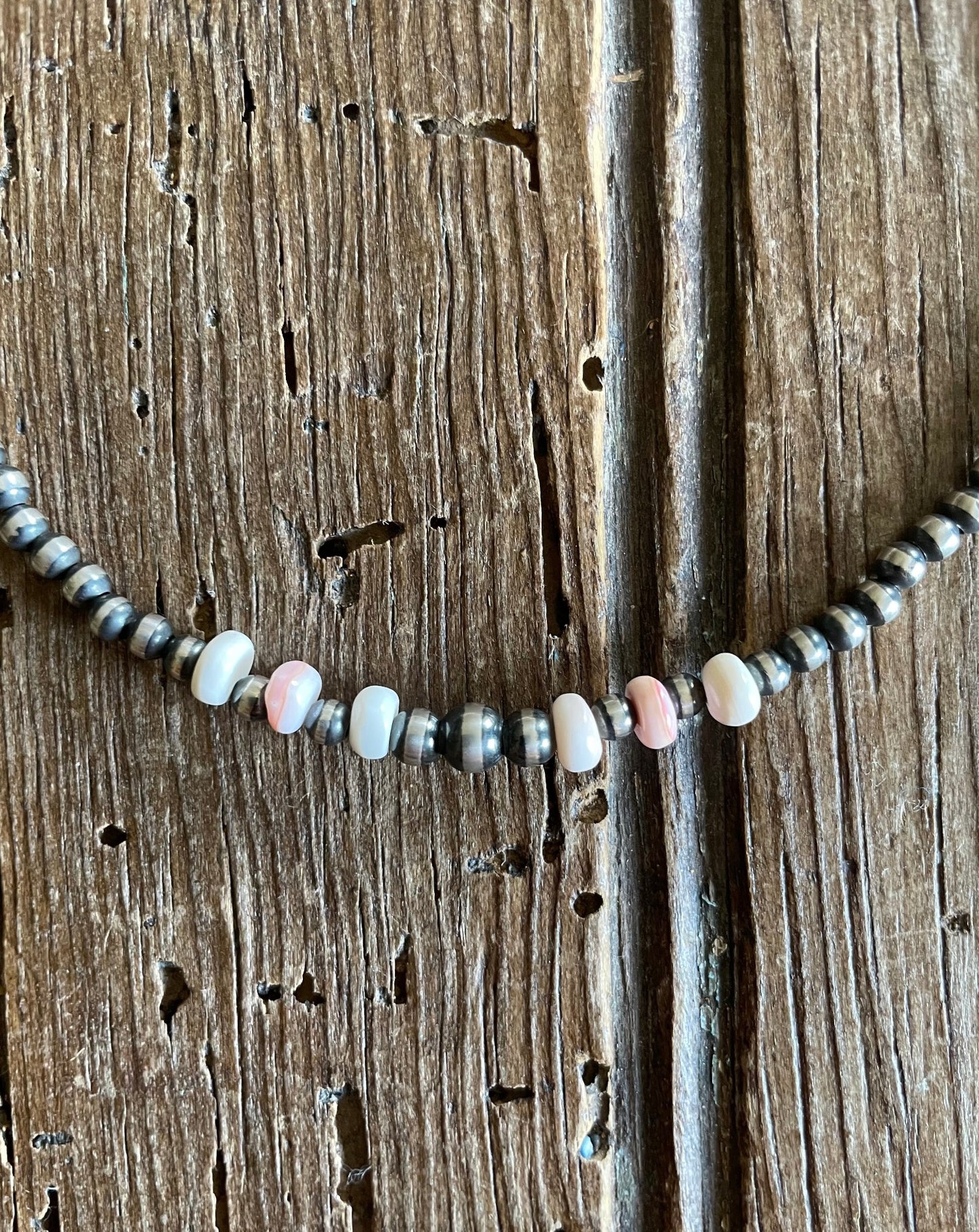 Northlake Pink Conch Navajo Pearl Necklace