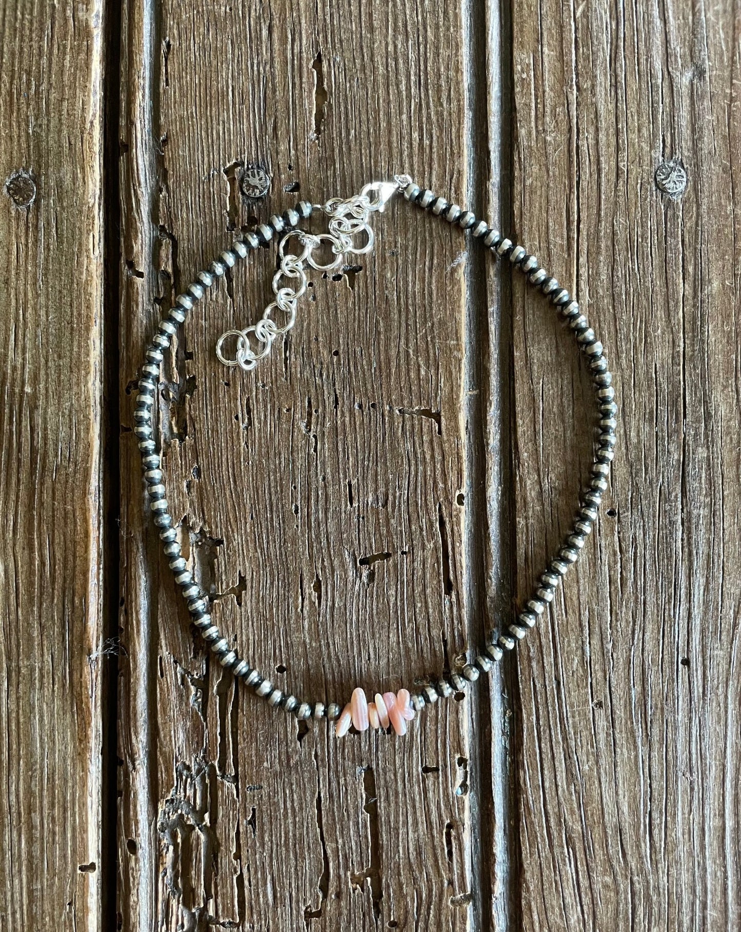 Largo Vista Pink Conch Navajo Pearl Necklace