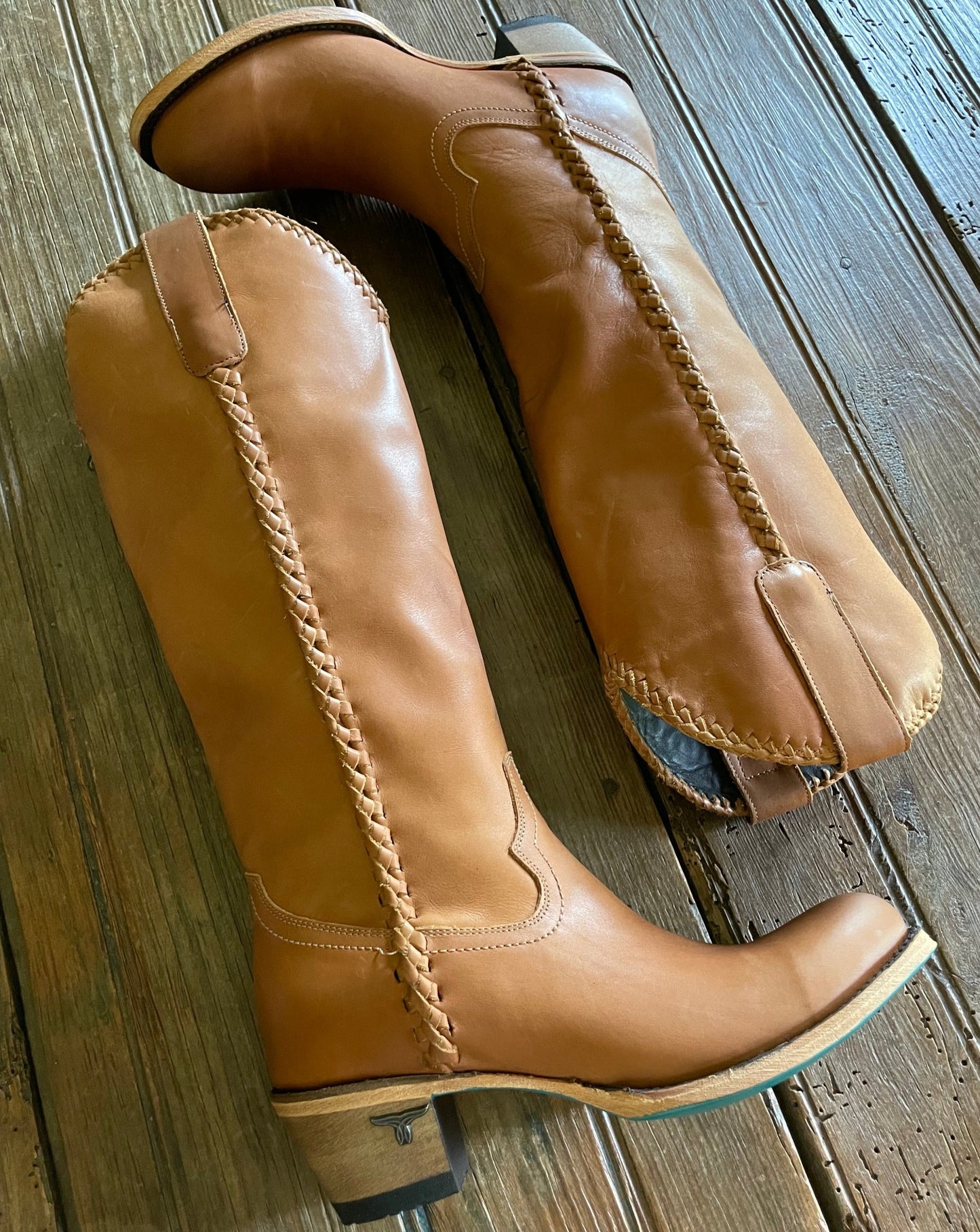 Plain Jane Tall Boots (Saddle)
