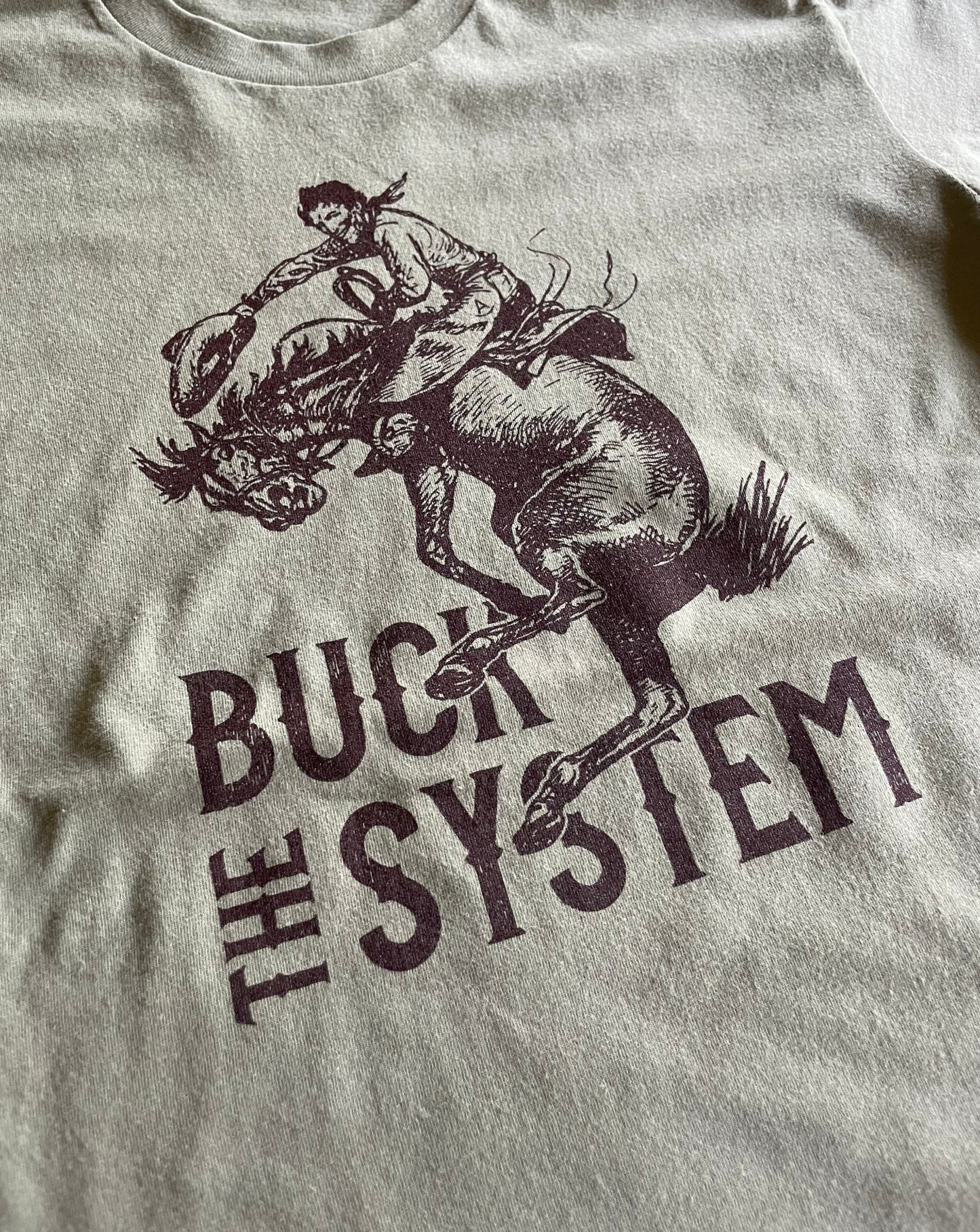 Buck The System Tee