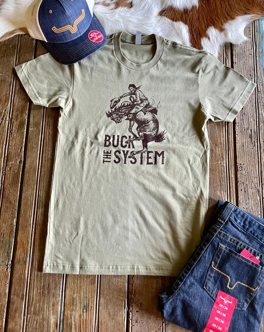 Buck The System Tee
