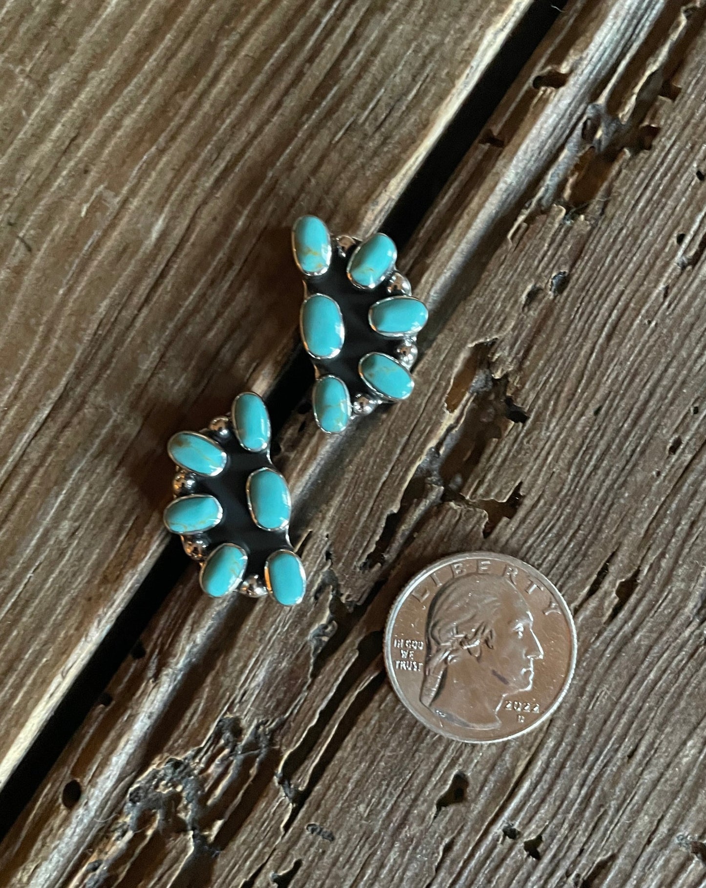 Silver City Cluster Earrings
