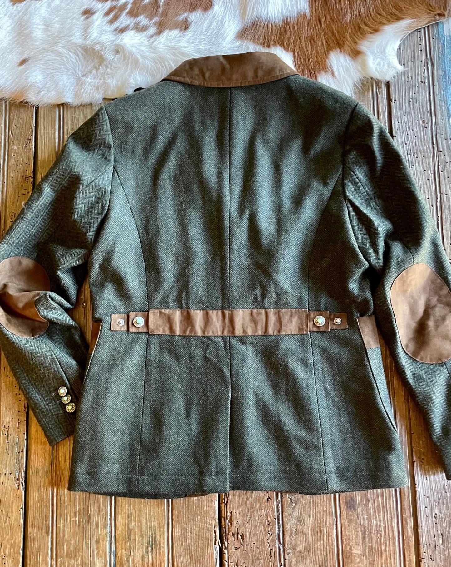 Katmai Blazer (Pine Herringbone)