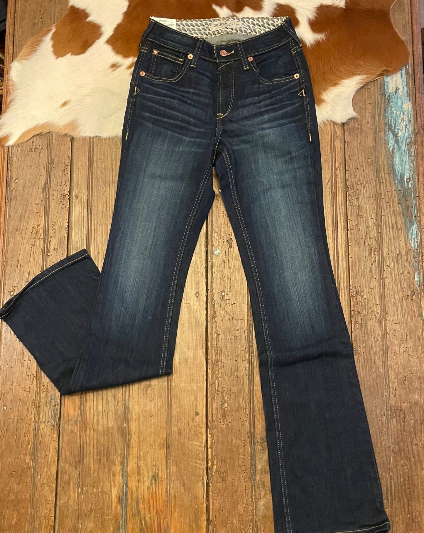 R.E.A.L. High Rise Ballary Boot Cut Jeans