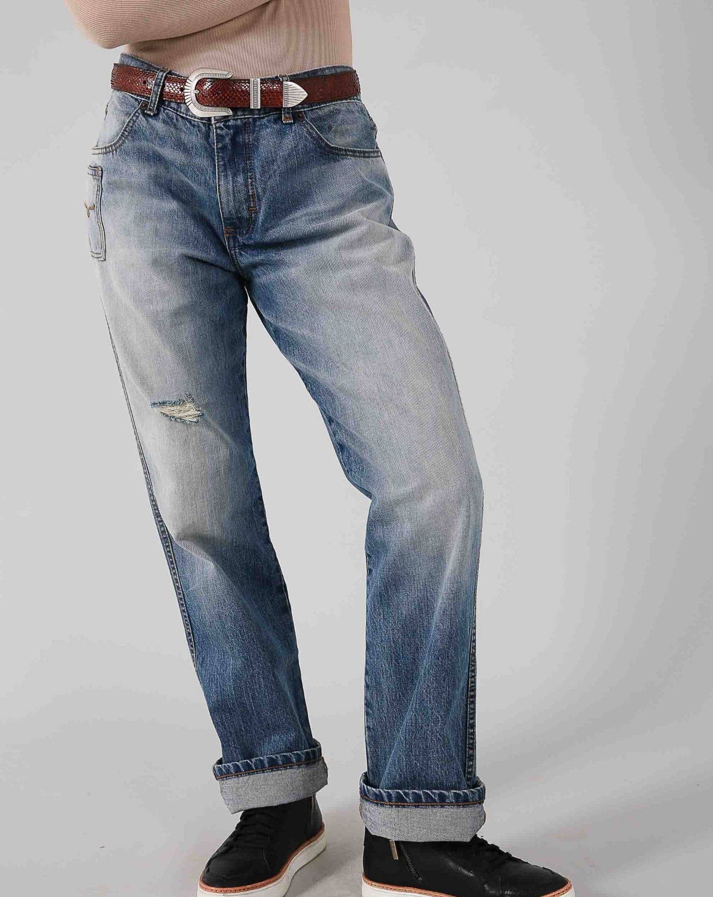 Brooks Mid Rise Boyfriend Jeans