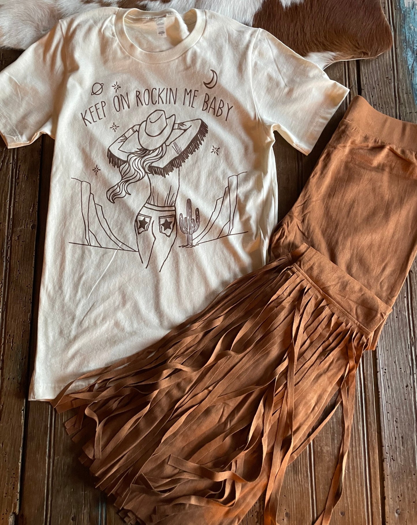 Keep On Rockin Me Tee