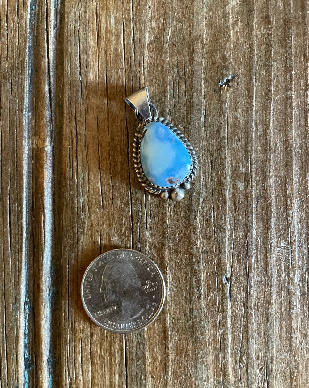 Golden Hills Turquoise Pendant