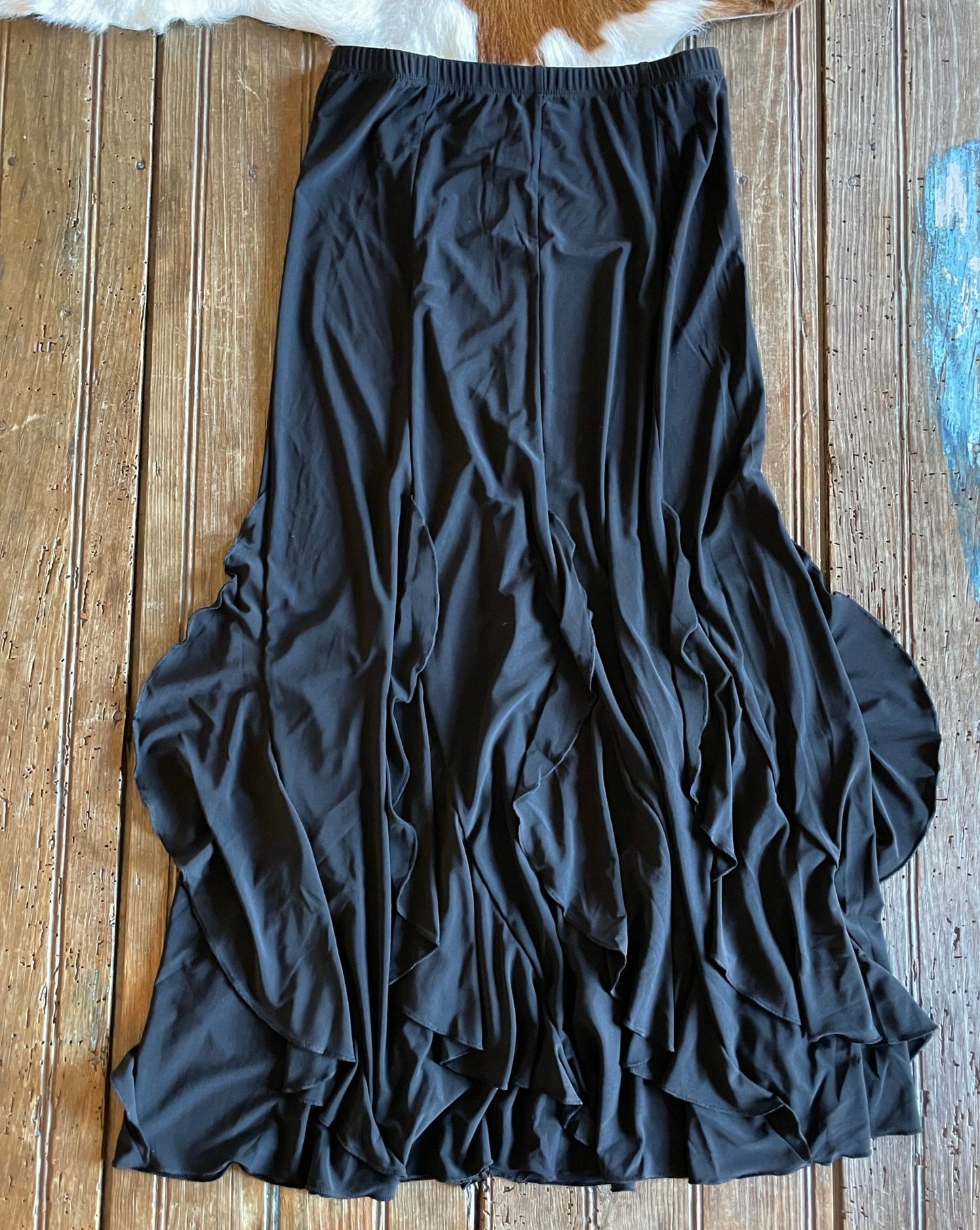 Ruffled Maxi Skirt