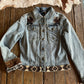 Bison Beaded Denim Jacket