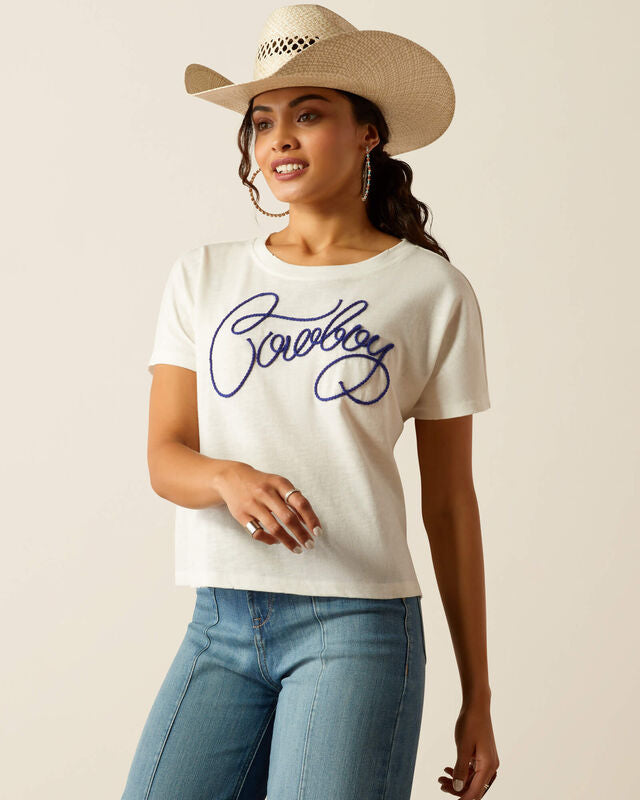 Cowboy Boxy Crop T-Shirt