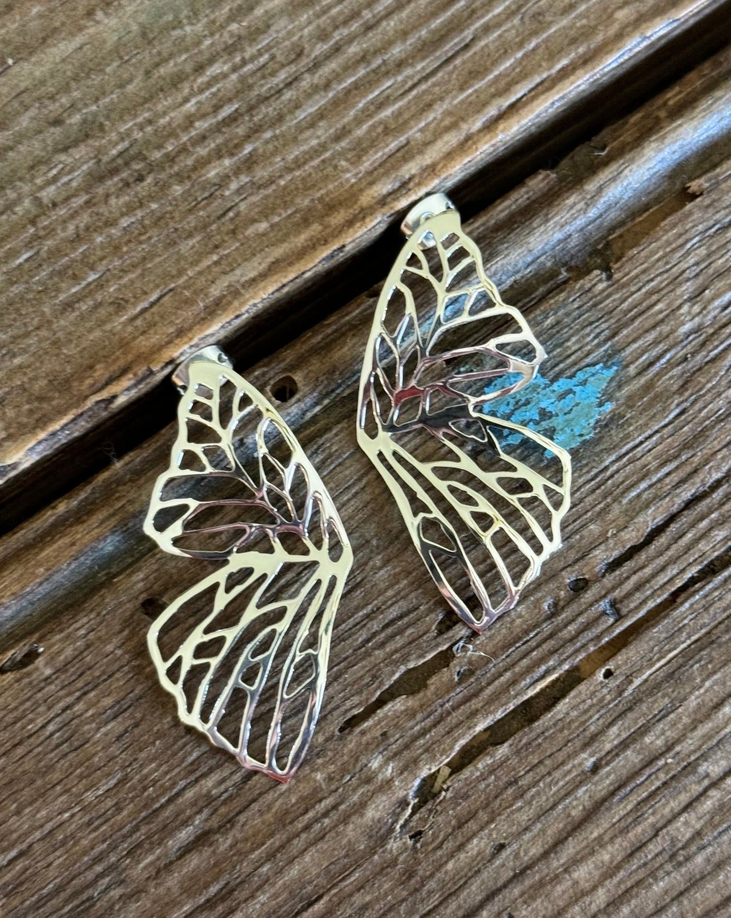 Butterfly wing earrings