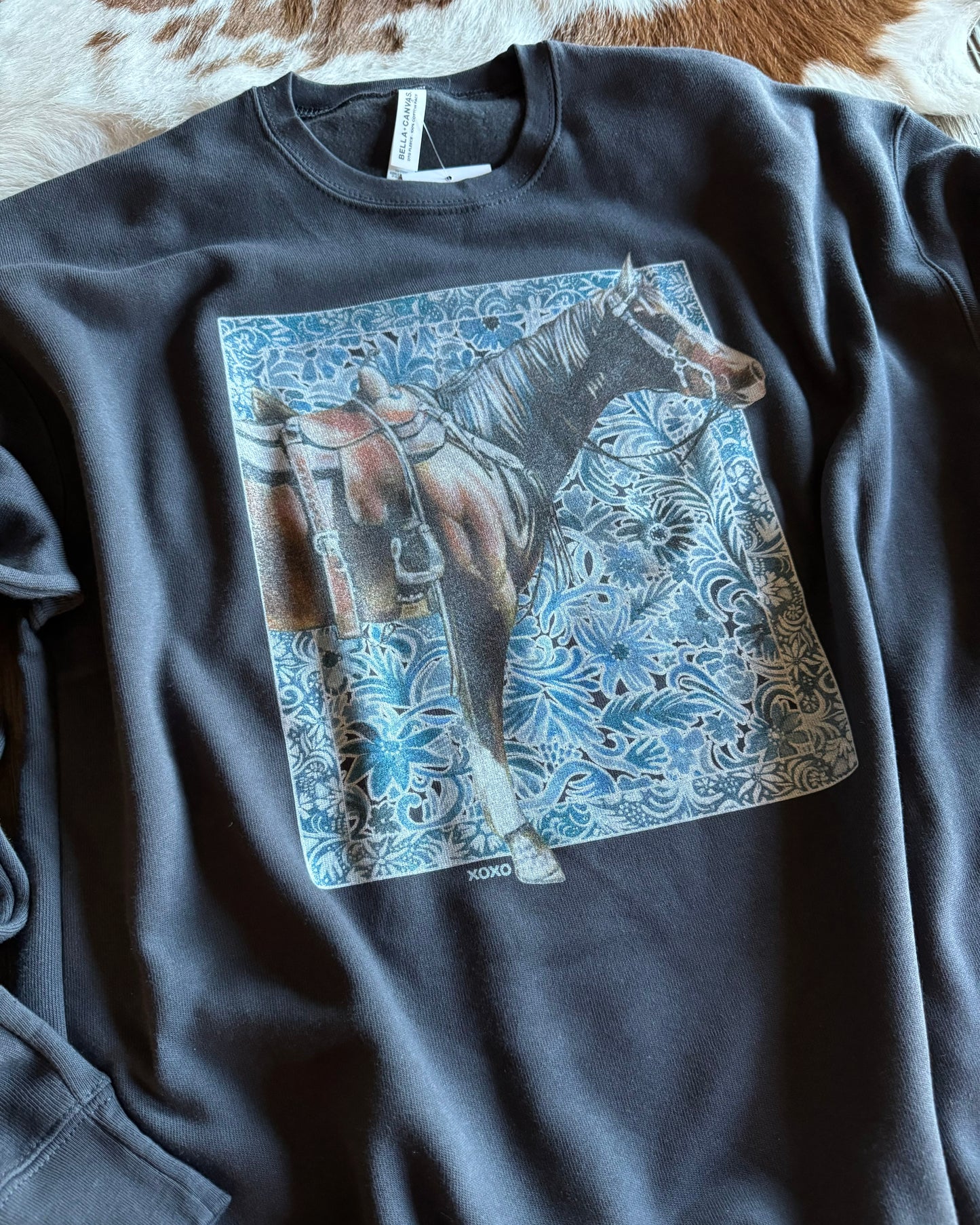 Denim Horse Sweatshirt