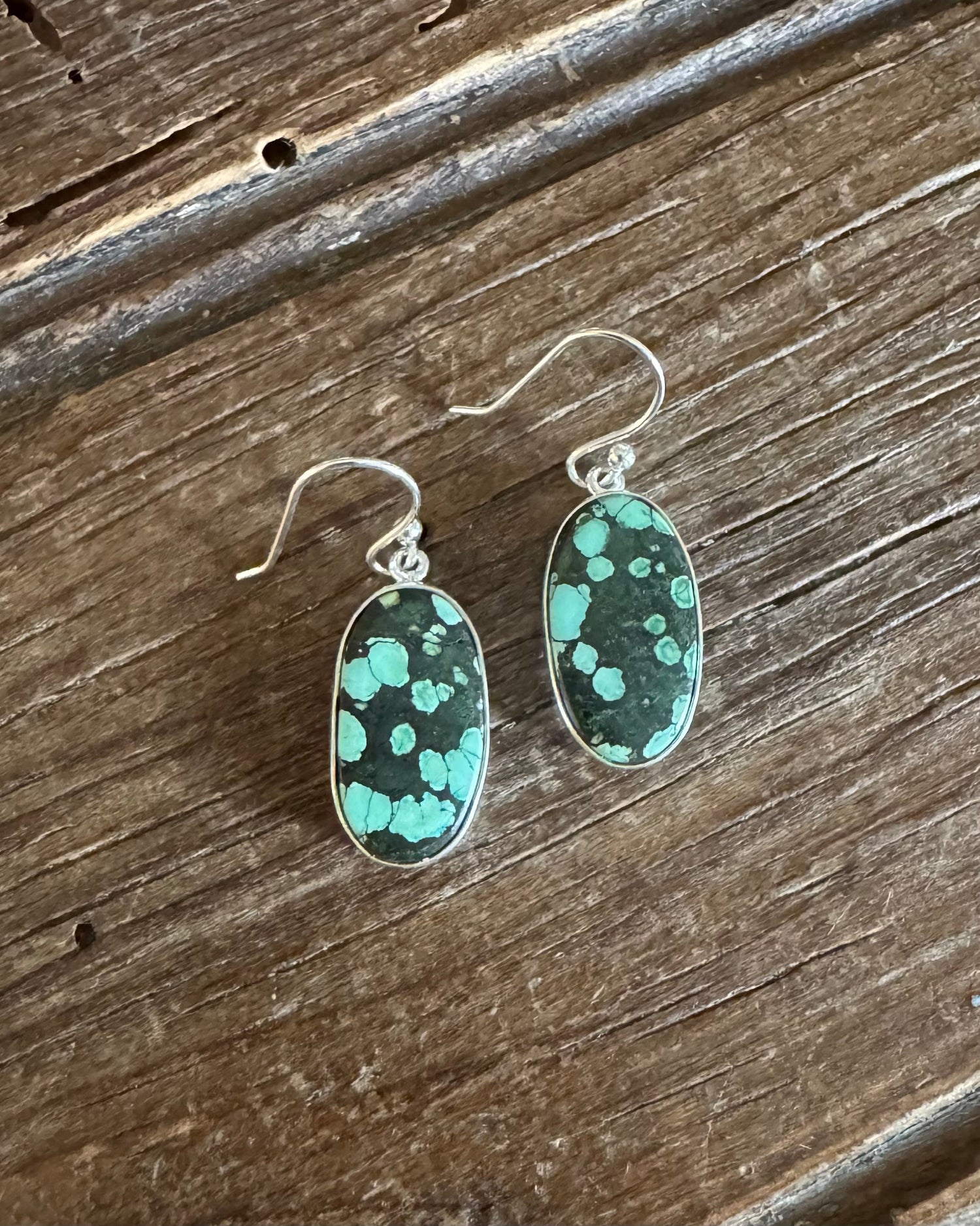 Tibetan Turquoise Drop Earrings