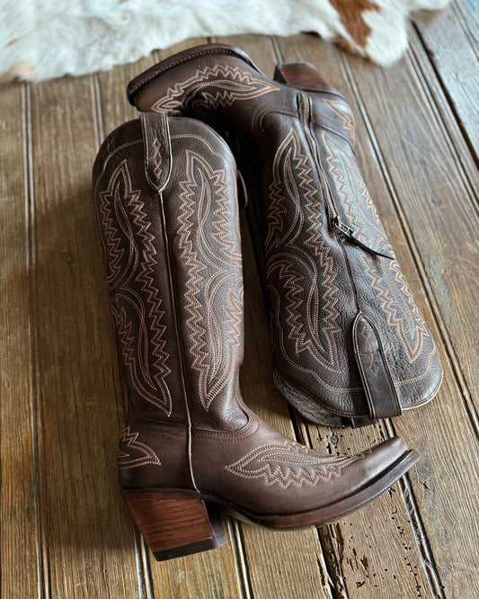 Casanova Western Boot (Rich Chocolate)