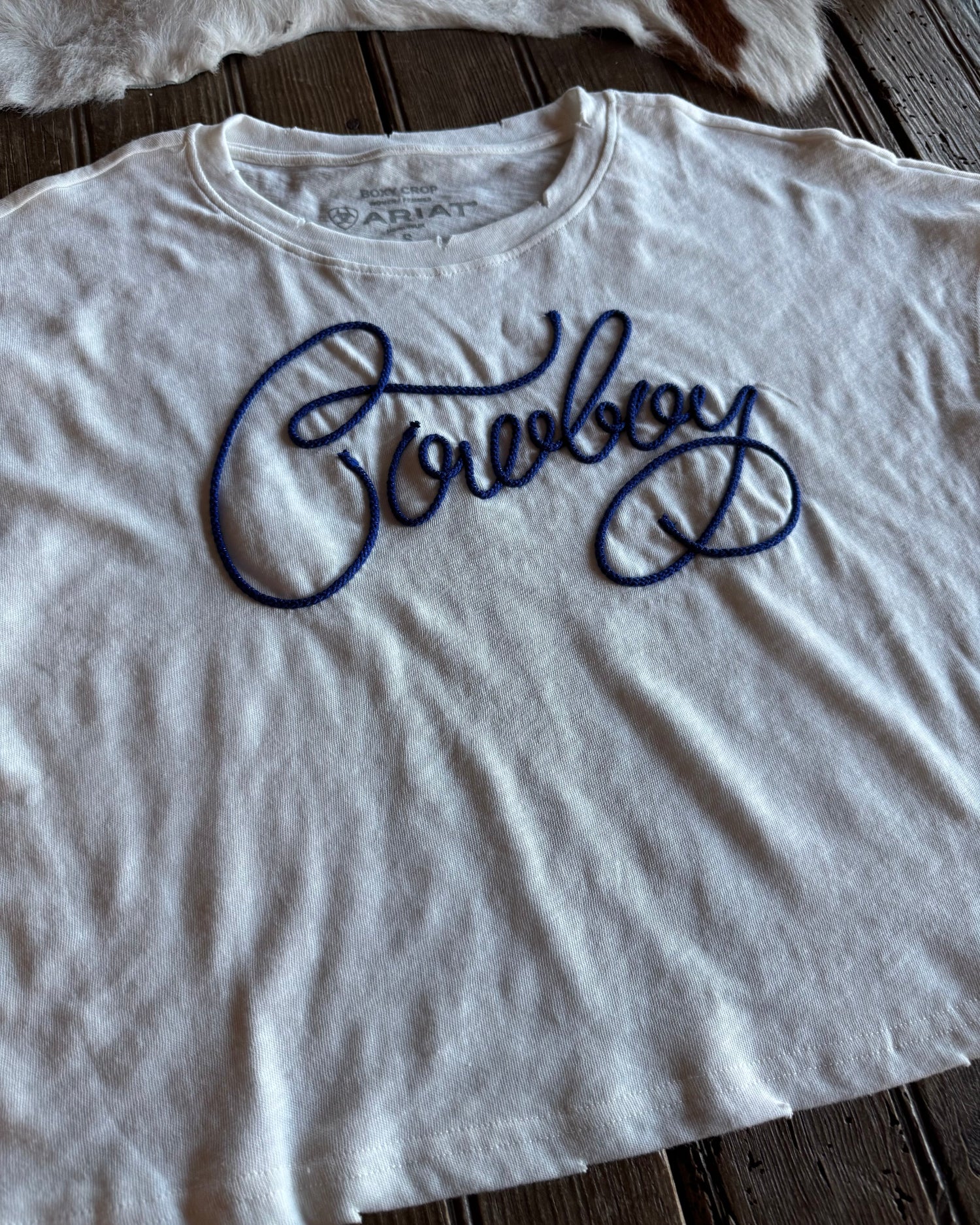 Cowboy Boxy Crop T-Shirt