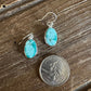 Tibetan Turquoise Drop Earrings