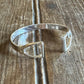 Concord Silver Stirrup Cuff Bracelet