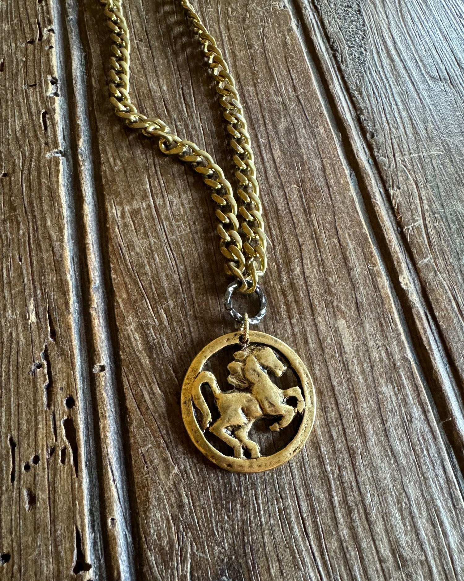 Hartford Horse Medallion Necklace 