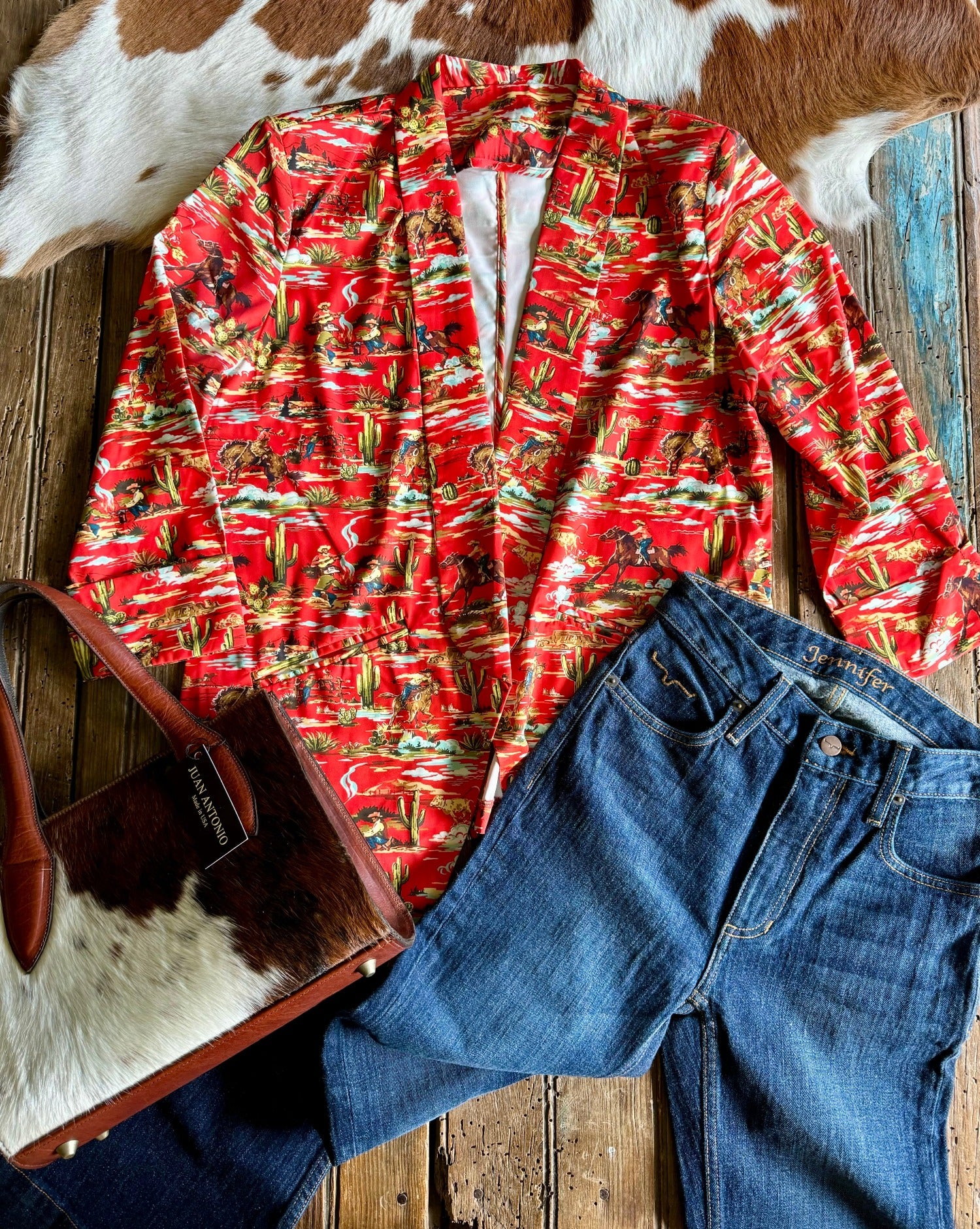 Flat lay of Mesita Blazer