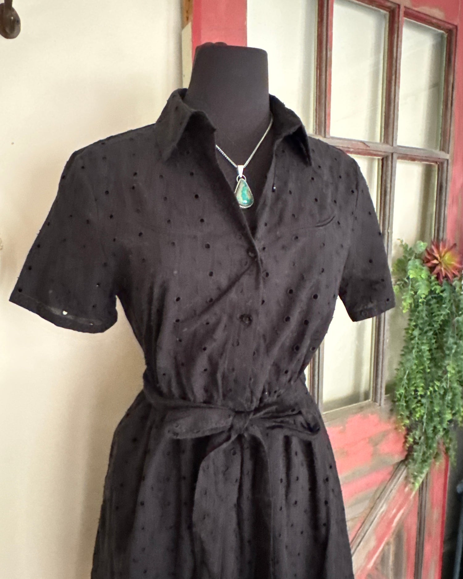 Stetson Midnight Prairie Eyelet Dress - Wild Plains