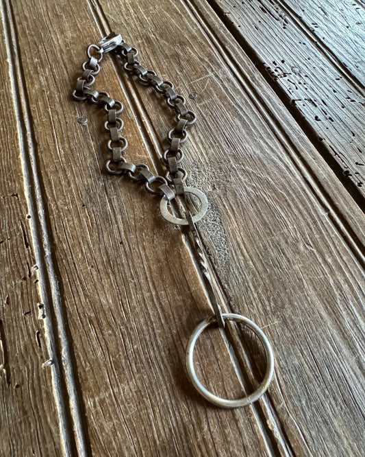 Albany Twisted Wire O-Ring Snaffle Necklace