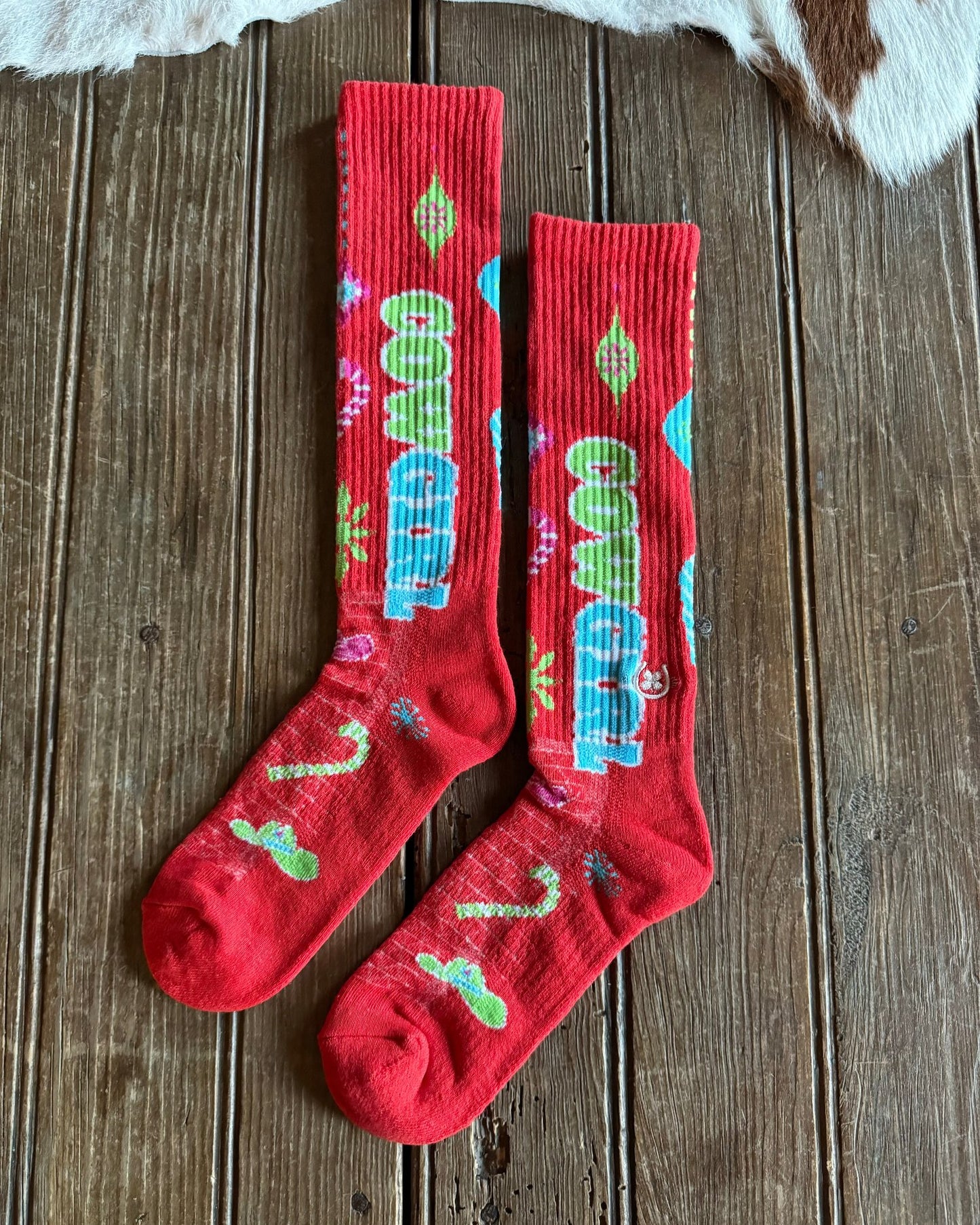 Cowgirl Christmas Performance Crew Socks