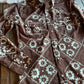 Kalei Vintage Brown Floral Style Pearl Snap Shirt