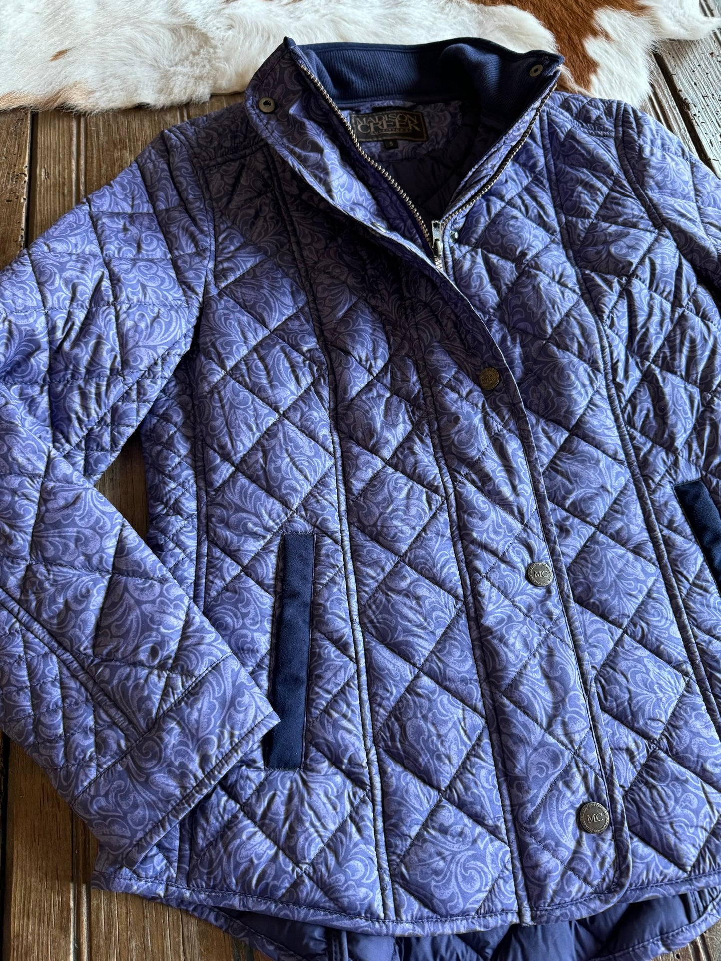 Georgia Tooled Quilted Nylon Jacket