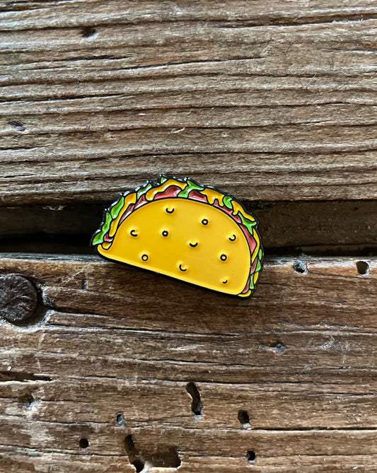 Taco Enamel Pin