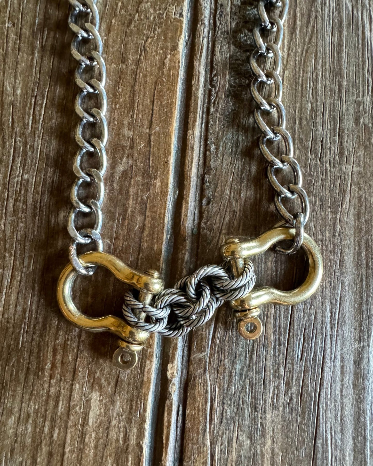 Swanton Two Shackle Necklace 