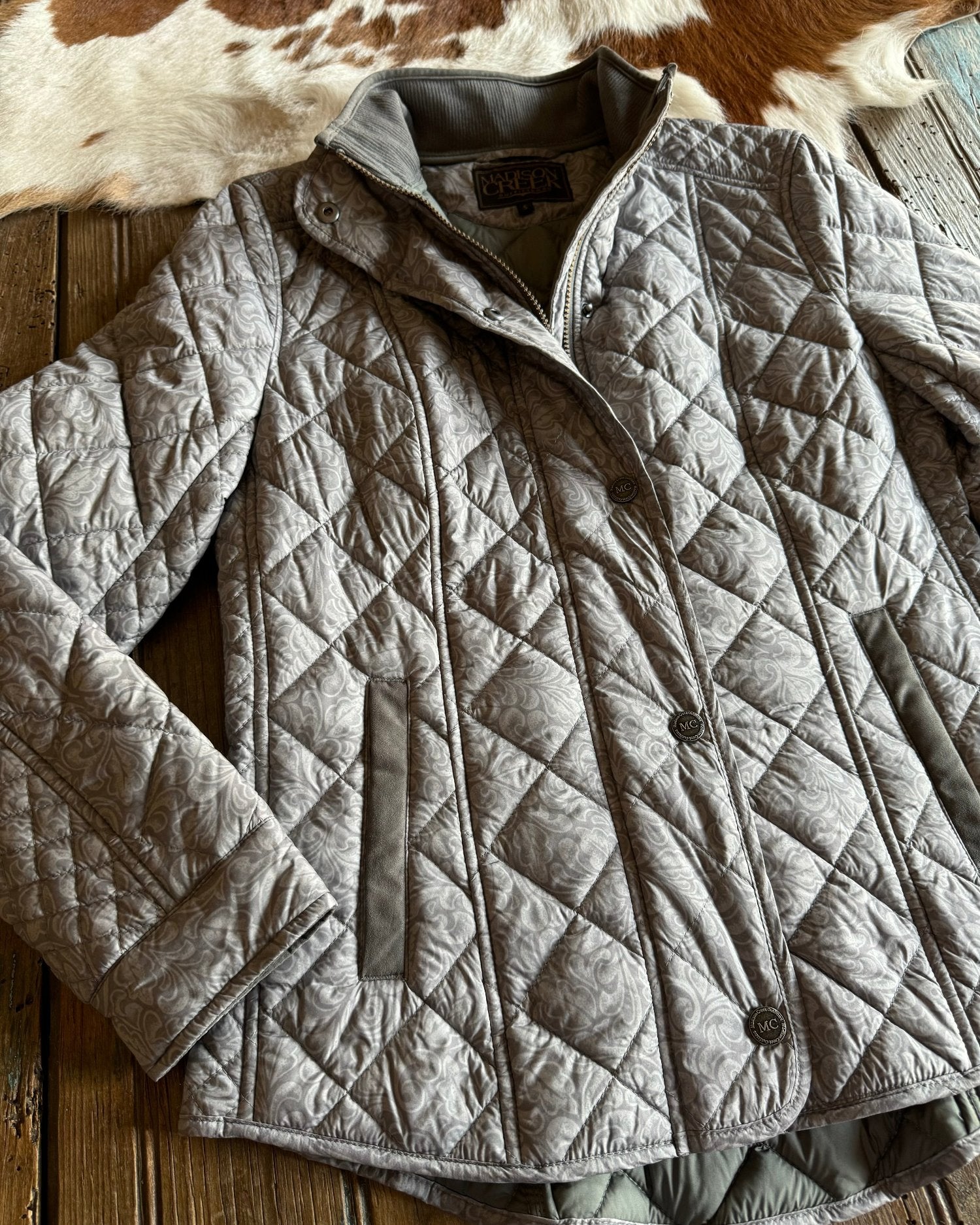 Georgia Tooled Quilted Nylon Jacket