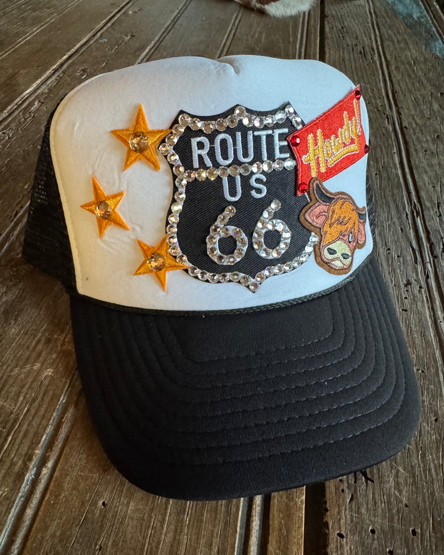 Howdy Route 66 Trucker Patch Hat