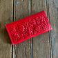 Red Rose Leather Wallet