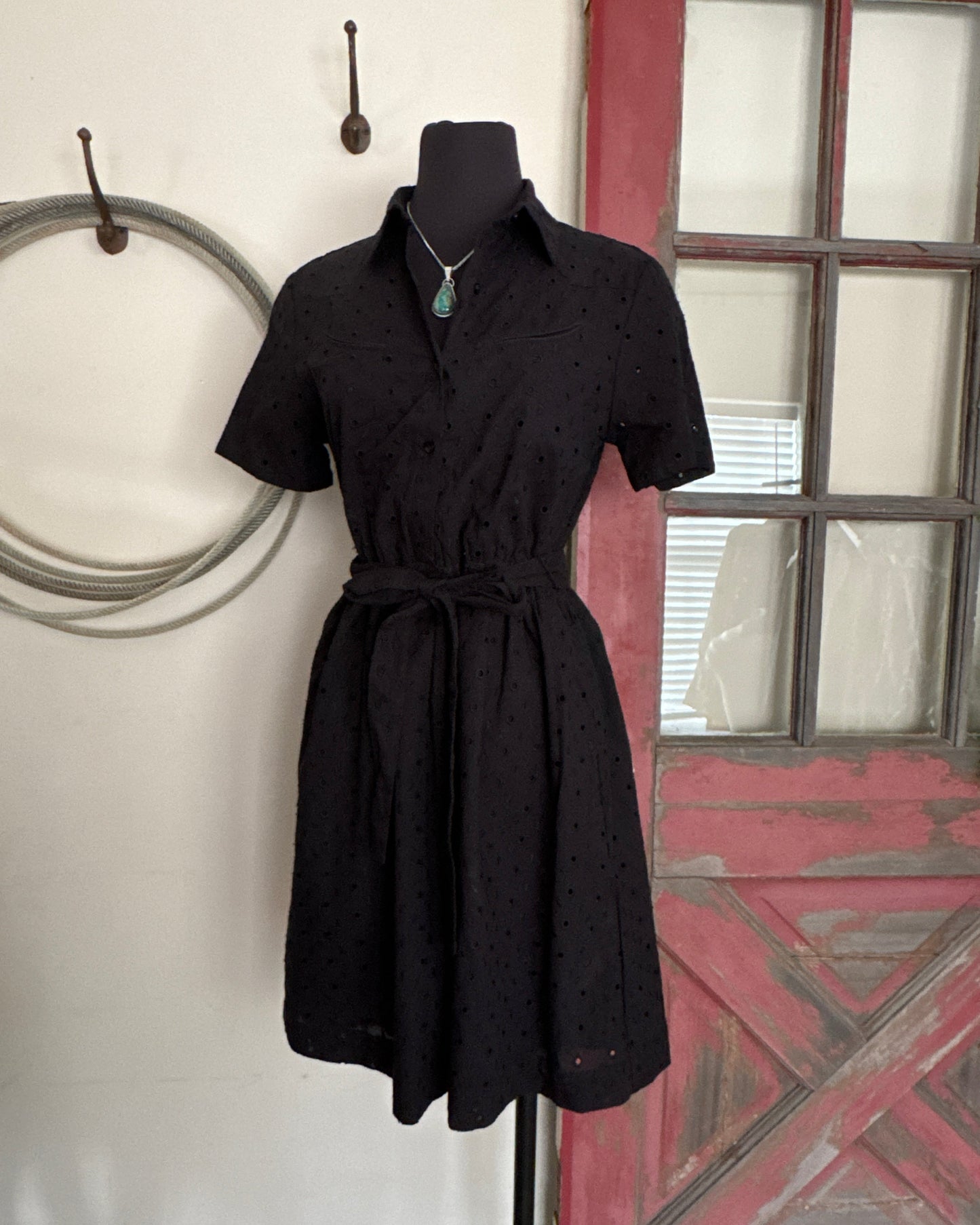 Stetson Midnight Prairie Eyelet Dress - Wild Plains