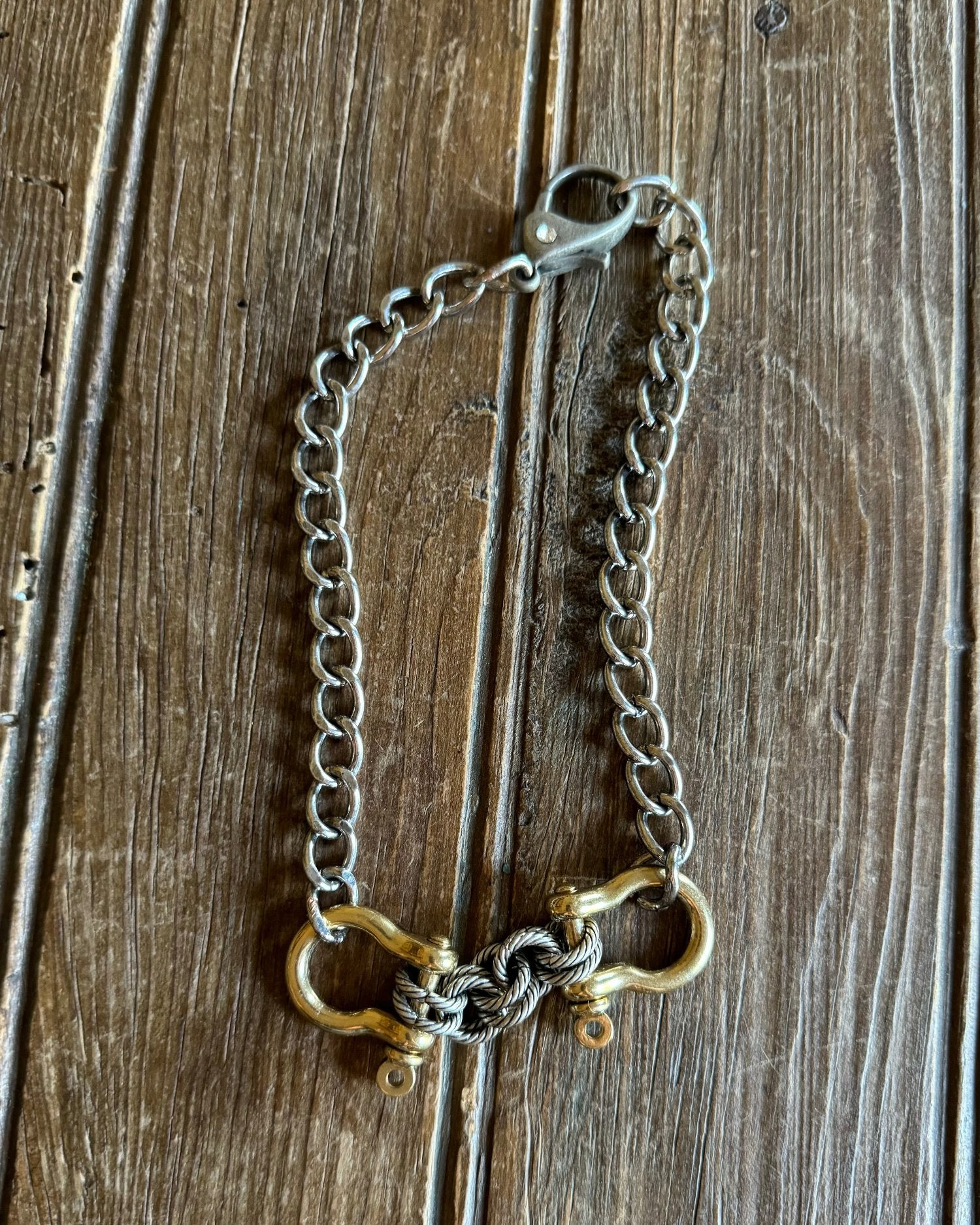 Swanton Two Shackle Necklace 